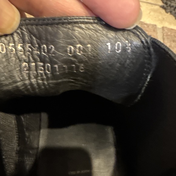 BOSS Derrk Chelsea Boot Mens Size 10.5 Black Leather Italy Ankle Dress Pull On - Picture 14 of 16